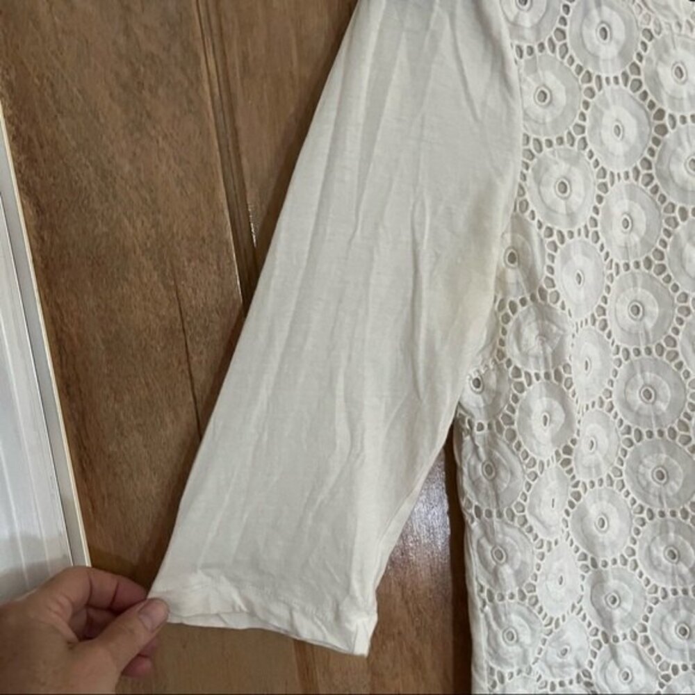 Jcrew Eyelet Top BowTie Back Detail - Picture 6 of 10